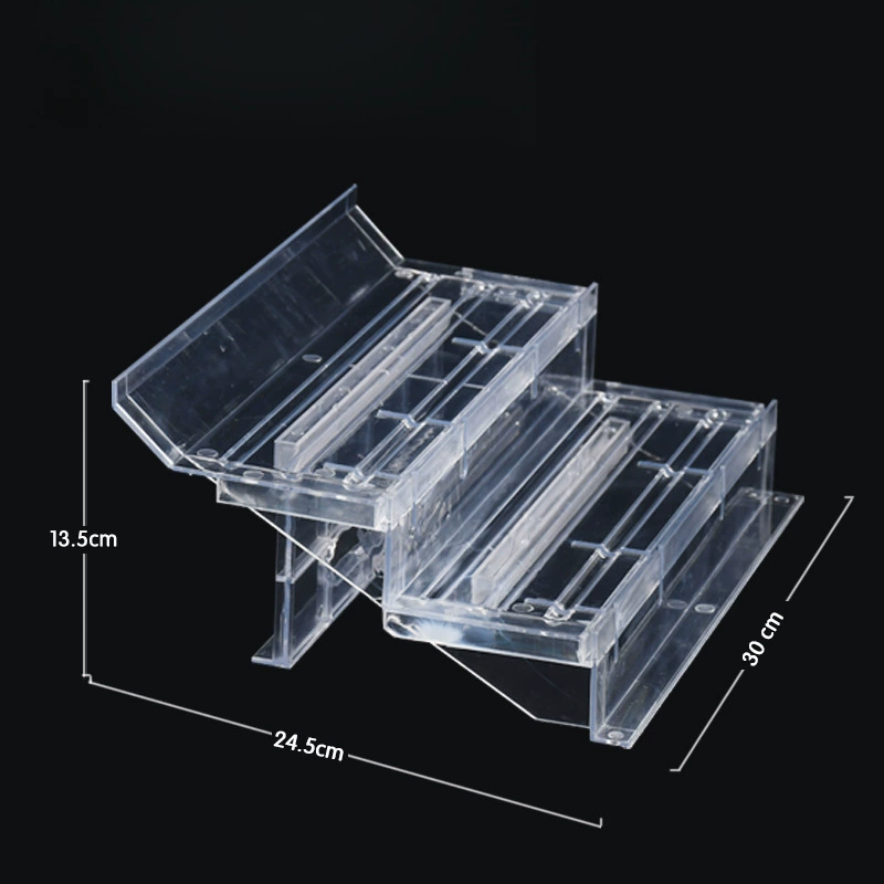 Прозрачная фруктовая ветровая штора для шкафа, супермаркета, искусственная нижняя полка для демонстрации продуктов, лестница для демонстрации свежих продуктов, полка для морозильной камеры, холодная.