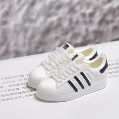 AJ shoe model conch head series bare shoe keychain ornament live stream surprise blind box figure basketball toy model trendy