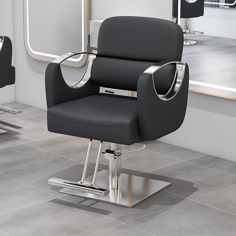 Silla de peluquería de red, silla de peluquería, barandilla de acero inoxidable especial, silla de corte de pelo giratoria, silla de peluquería image 5