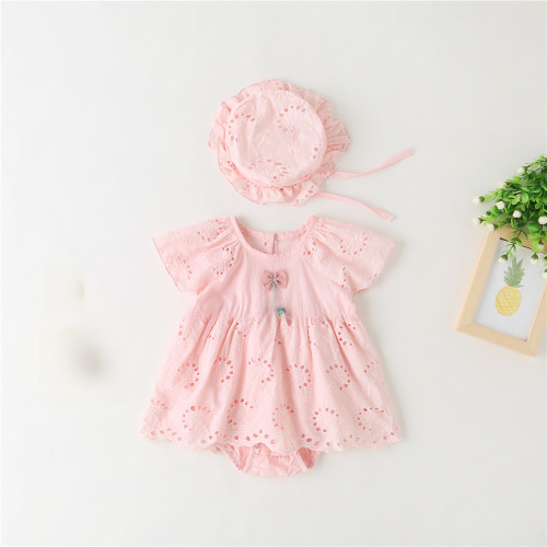 Summer baby crawling suits cross-border Instagram children's clothing infant onesies newborn rompers baby triangle crawlers
