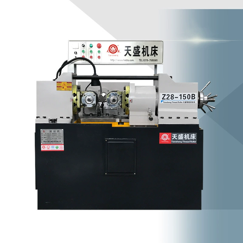 Tiansheng Z28-150 тип стальной стержень с ЧПУ, строительная обработка, станок для резьбы, станок для прокатки зубов, станок для прокатки зубов со стальным стержнем