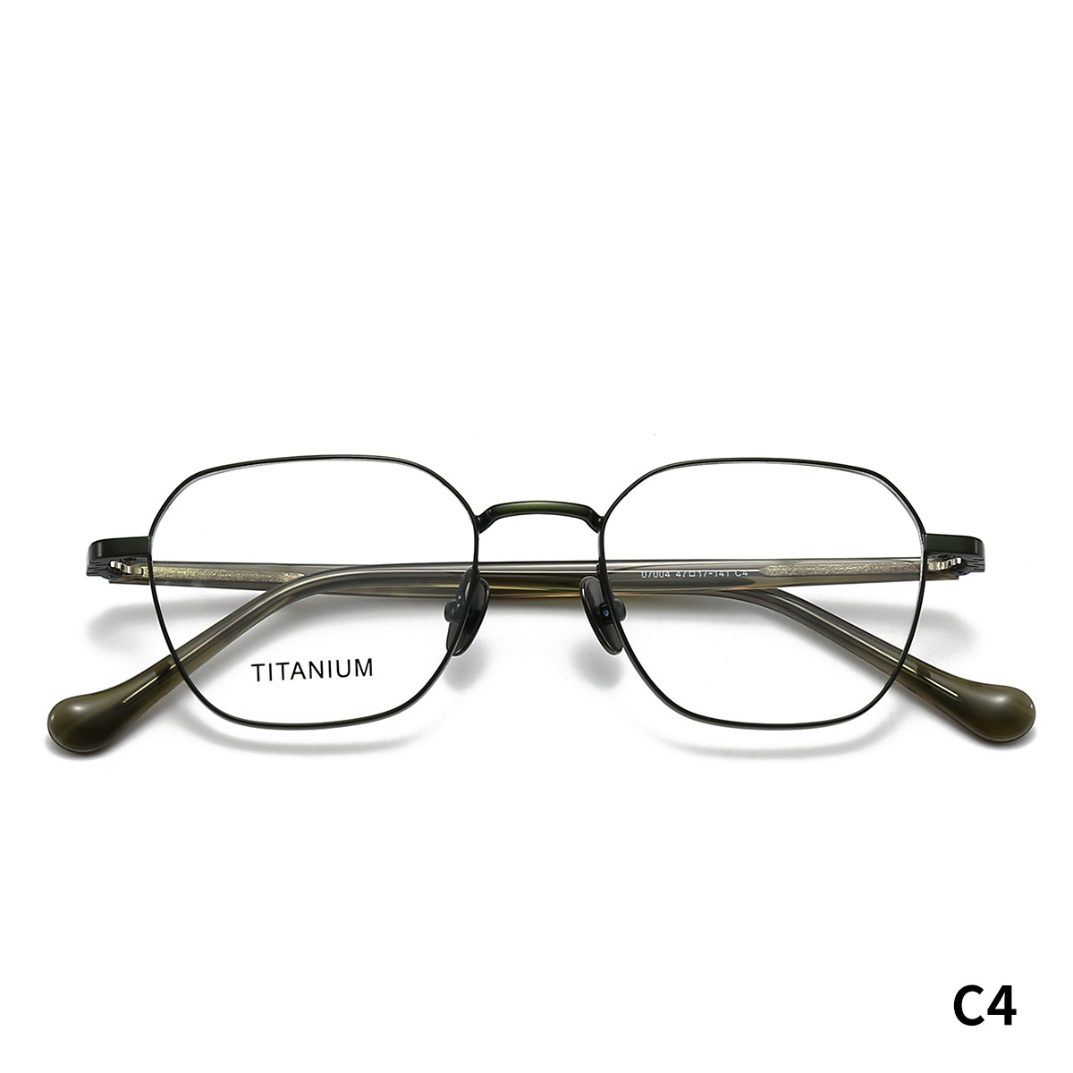 STUDIOMUKU gafas de madera cool poligonal cómodo marco de gafas de mujer retrógrado marco de gafas de hombre pequeño marco