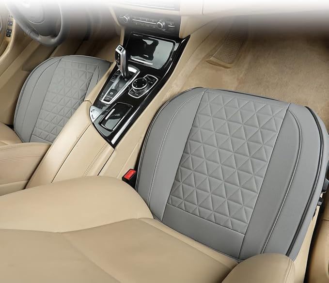 Universal four-season car seat cushion, summer perforated car seat cushion, leather three-piece car seat cushion set