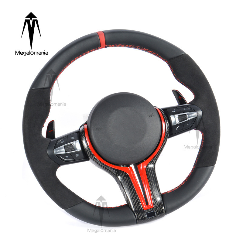 Suitable for Bmw F Chassis 1234567 Series X1X2X3X4X5X6F10F30 Modified Suede Mp Steering Wheel