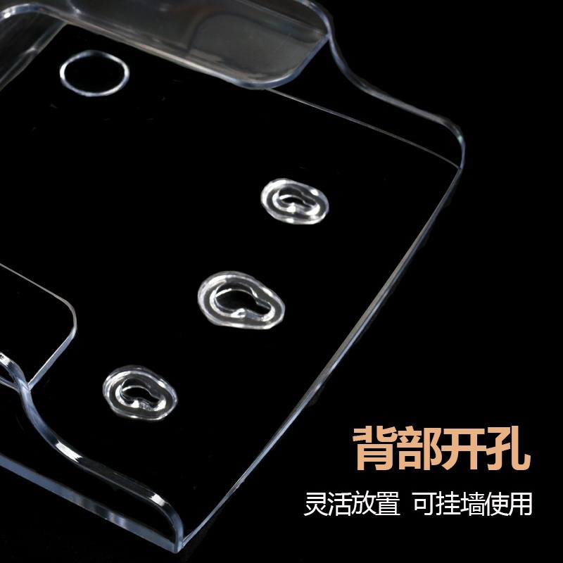 A4 Soporte de exhibición de acrílico a6 Coloring Page Wall Data Box Sola página A5 Folleto Estantería Caja de almacenamiento multicapa