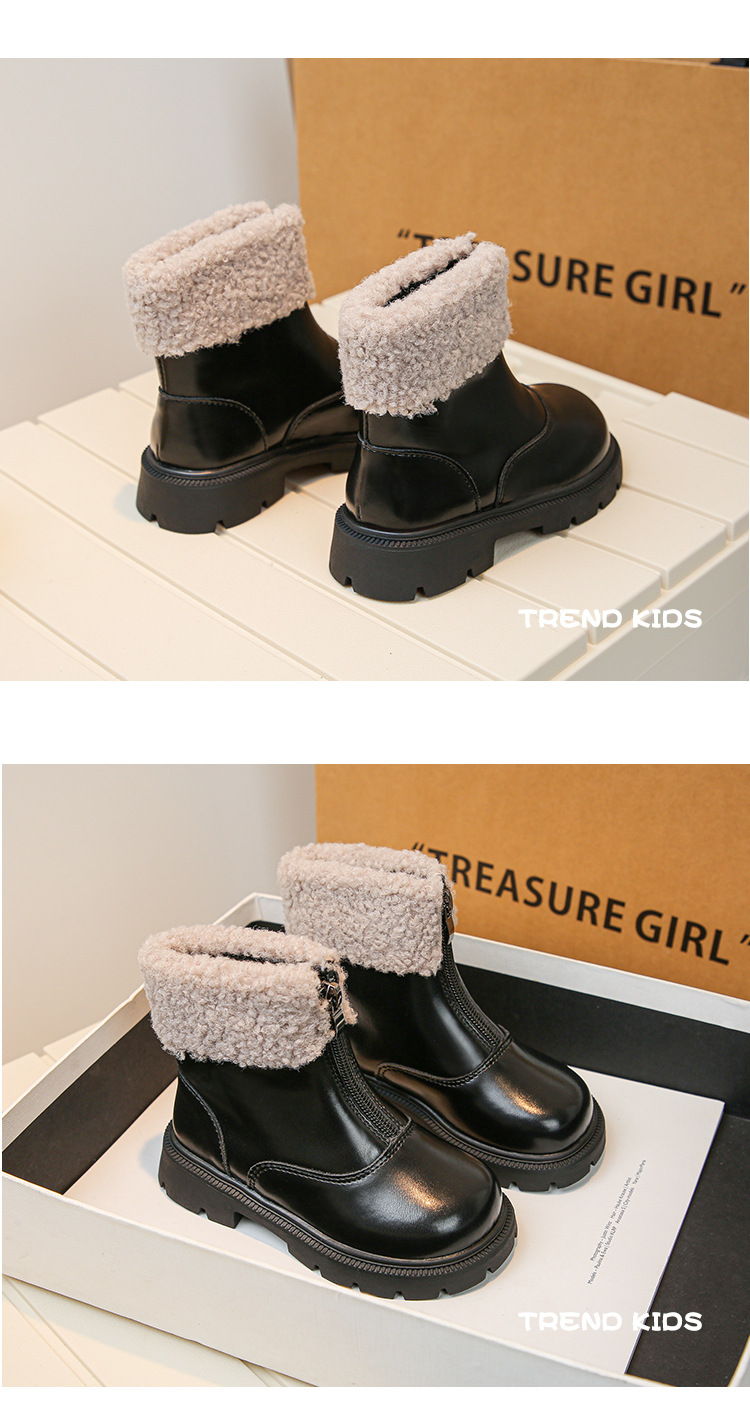 Velvet Martin 2024 Autumn/Winter New Collection Girls' Soft Bottom Two Cotton Short Children's Oxygen Princess Leather_voghion.com