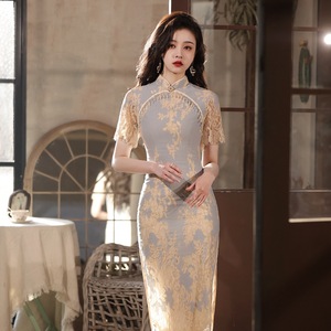 qipao dress Retro Chinese Dress oriental Cheongsam for women modified young girl style restoring ancient ways the wind of the republic of China