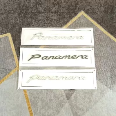 Car logo for modifying the rear emblem stickers - standard-panamera-one-remark-color-when-ordering