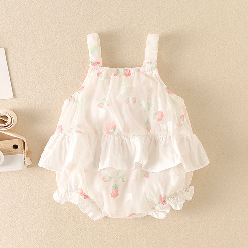 Baby Bandeau Baggy Pajama Set Summer Thin Women's Baby Super Cute Stylish Sleeveless Backless Triangle Shirt Summer Outfit