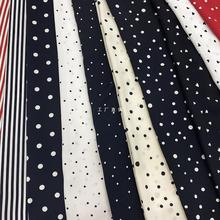 锦丽斜经典圆点波点条纹爱心不透黑白红色服装乱点面料0.30.8