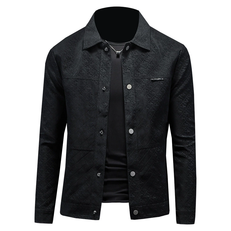 Trend fashionable universal jacket, slim fit