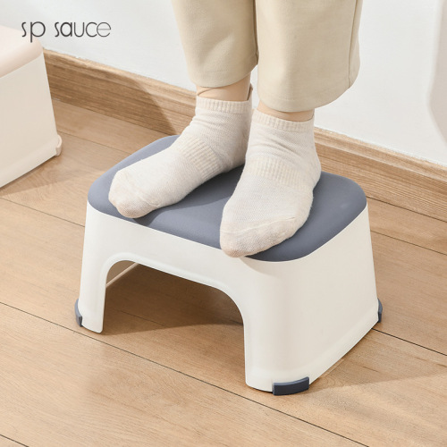 sp sauce small stool home adult shoe changing stool thickened bathroom non-slip stool simple style