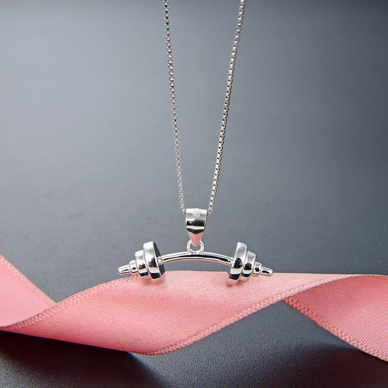 Venta al por mayor estilo japonés y coreano s925 Cadena de clavícula de plata joyería popular colgante transfronteriza collar de accesorios de barra de mujer