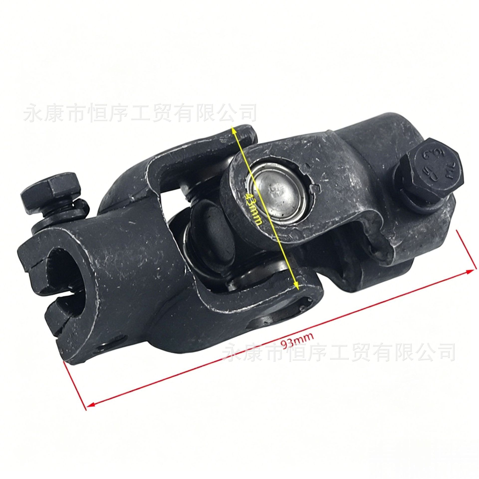 Go-Kart Parts Modification Four-Wheel Beach Vehicle Steering Wheel Connection Head Steering 36-Tooth Spline 14mm Universal Joint