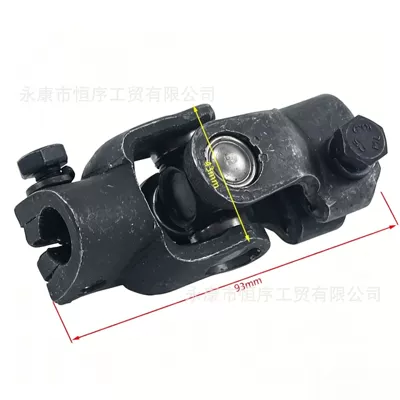 Go-Kart Parts Modification Four-Wheel Beach Vehicle Steering Wheel Connection Head Steering 36-Tooth Spline 14mm Universal Joint (Motorcycle frame) - connecting-head-turns-to-36-teeth-14mm-inner-diameter