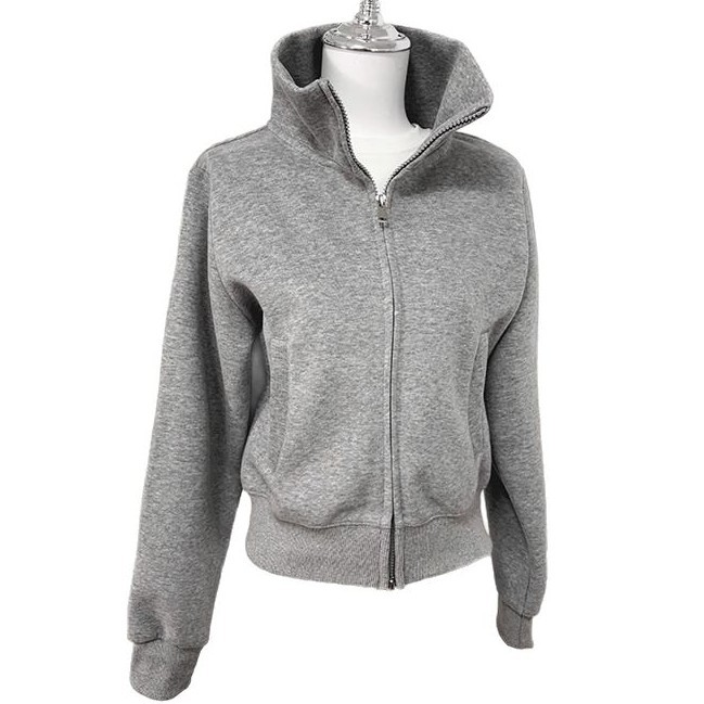 Pull gris pour femme, automne-hiver, épaules dénudées, court, coupe ajustée, idéal pour homme et femme de petite taille._voghion.com