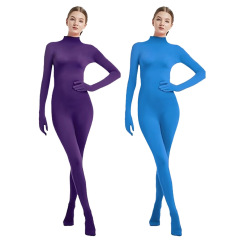 アマゾンの純色のガードルのジャンプスーツのクロスボーダーの新商品のジャンプスーツのジャンプスーツのダンス服の舞台の演技服