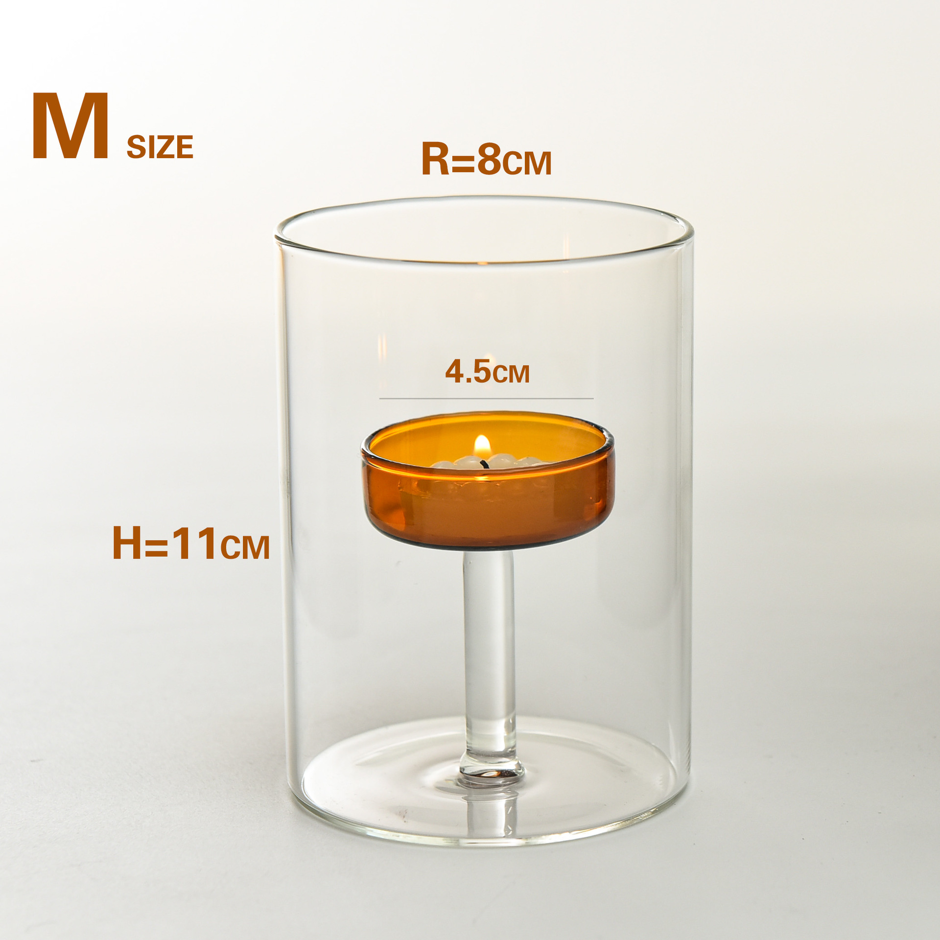 De estilo europeo cilindro de cristal huracán candelabro lámpara de aceite a prueba de viento titular de la vela decoración del hogar creativo con velas cena regalo