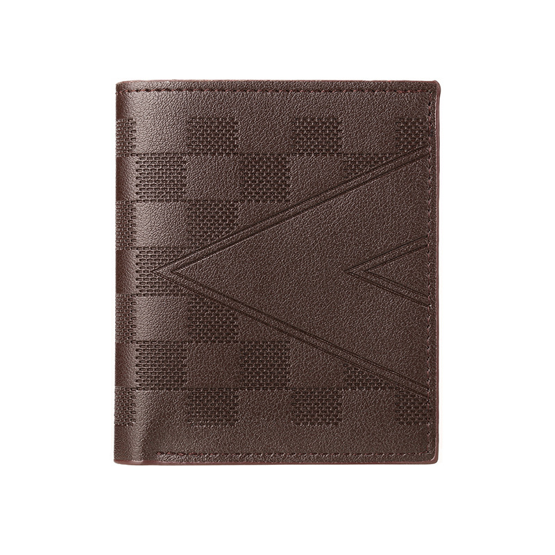 Aliexpress bolso de negocios para hombres corto de mediana edad, estilo horizontal de lujo ligero de alta calidad, multi-tarjeta pequeña cartera al por mayor