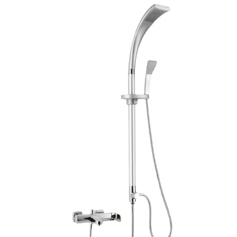 酒店淋浴间花洒升降杆 淋浴柱 ABS塑料淋浴柱 塑料淋浴屏花洒套装