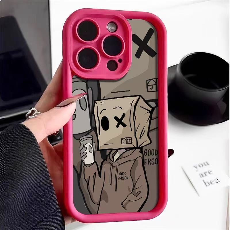 Funda para la cabeza, caja para teléfono móvil Apple 16 iphone15promax Europa y América 13/12/14 todo incluido anti-caída