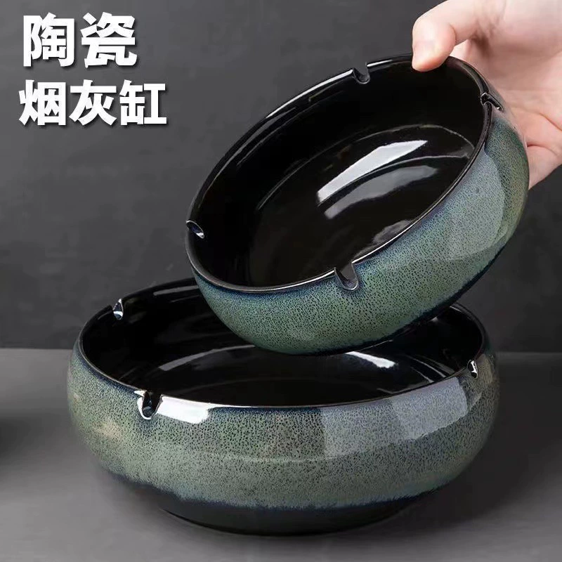 Большой керамический пепельница для домашнего использования минималистский тренд моды креативная личность