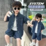 男童碎花短袖夏天两件套