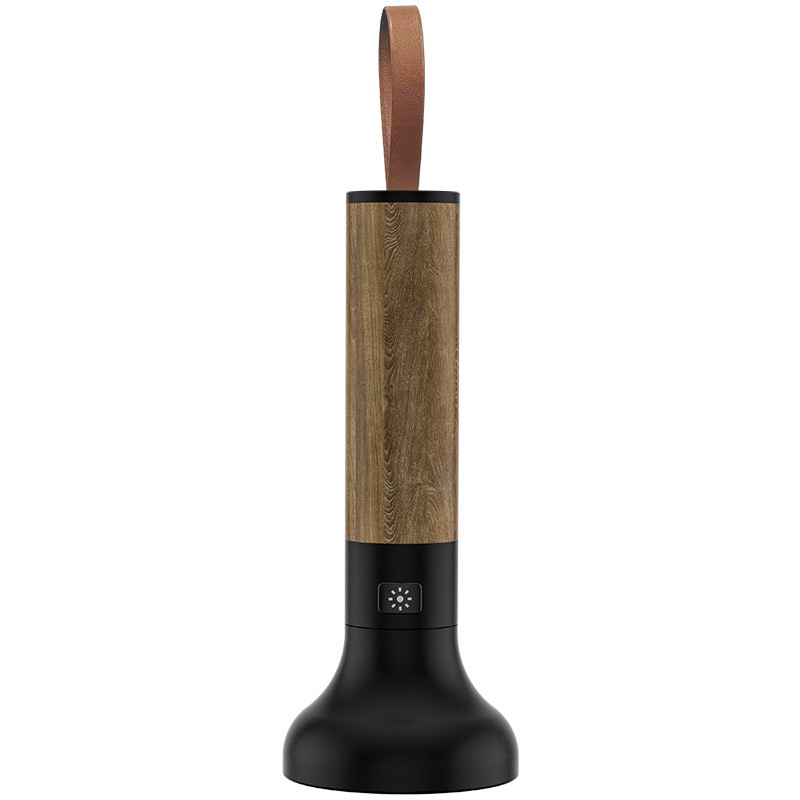 Luz de enfoque fijo transfronterizo retro linterna estética USB recargable linterna de aleación de aluminio salida de reflector linterna pequeña