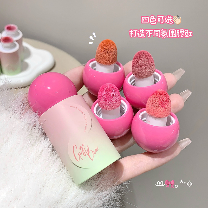 Gege Bear Light Mist Liquide Blush Natural Brilliant Coreano Blush Brillo al por mayor transfronterizo