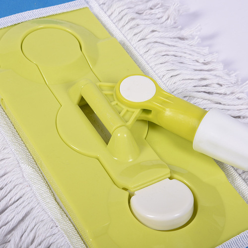 Large 65cm flat mop with extended cotton thread stainless steel dust mop factory direct sales one piece drop shipping