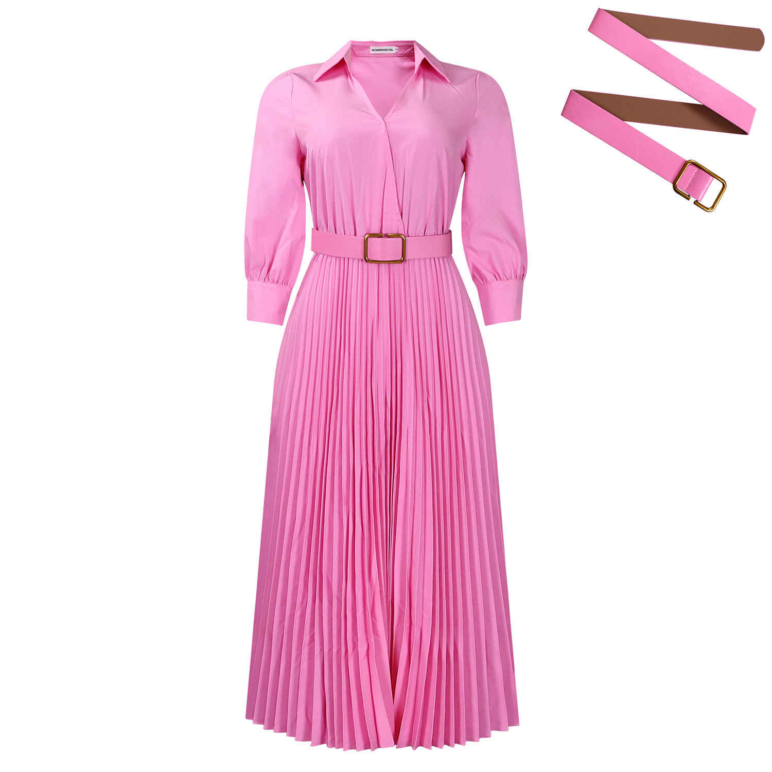 Women's Elegant Solid Color Dress