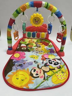 Baby Pedal Piano Fitness Stand Newborn Toddler Baby Music Educational Early Education Toy Learning to Crawl