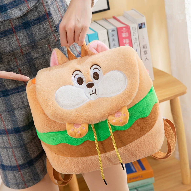 Cartoon Backpack, Plush Cute Bag, Multiple Sizes (32–40 cm) Shoulder/Backpack Style