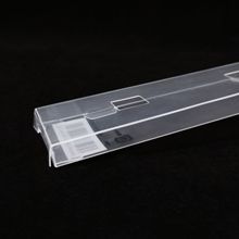 优选透明塑料超市货架陈列PP挂条食品广告批发印刷盒双插盒扣底盒