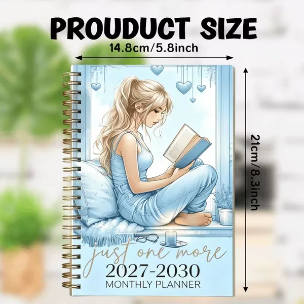 2027-2030 Date Planner - Four-Year Plan A5 Spiral Notebook New Popular Model in Stock Supports Labeling