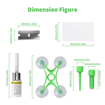 Auto glass repair liquid Windshield Repair Kit Car