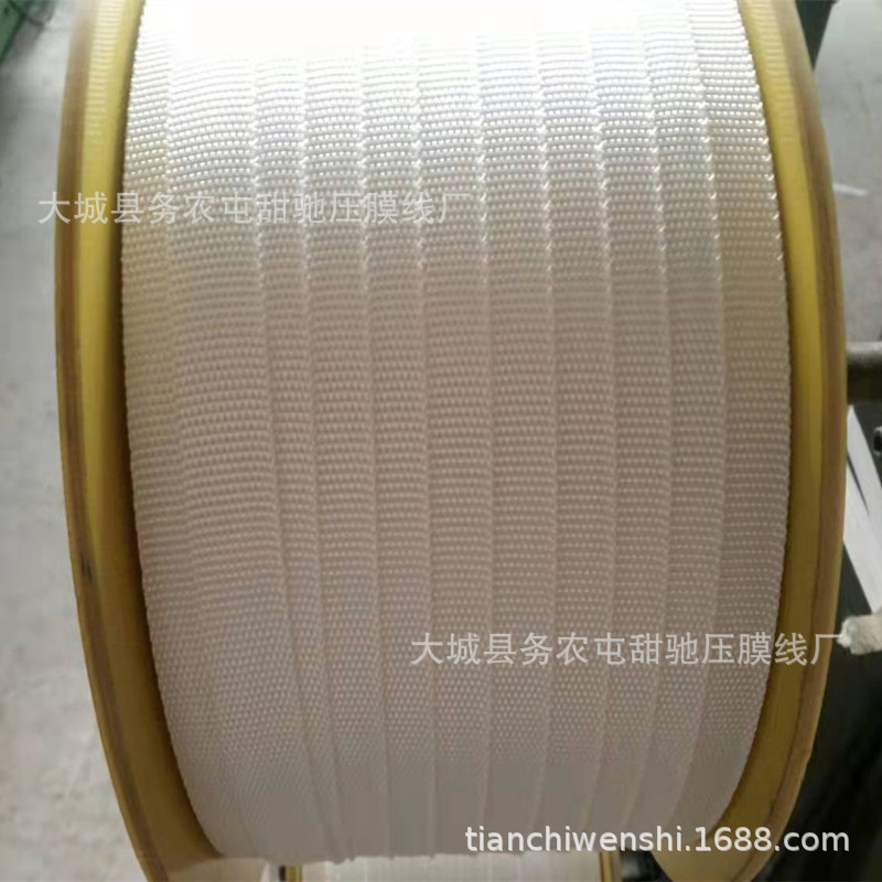 涤纶丝材质压膜带 温室大棚配件防风抗老化压膜线 3公分宽