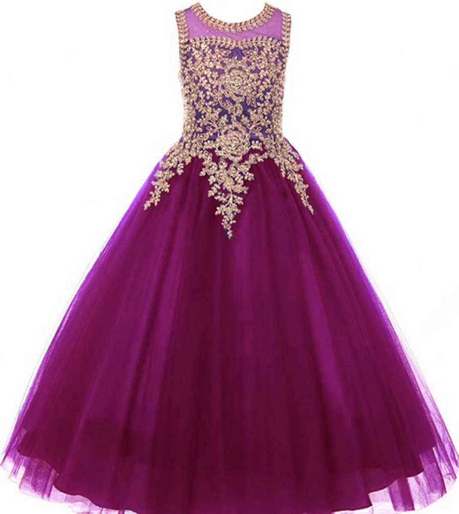 Niñas transfronterizas encaje caliente diamante vestido de princesa sin mangas vestido de niños espectáculo de cumpleaños desfile anfitrión vestido de prenda