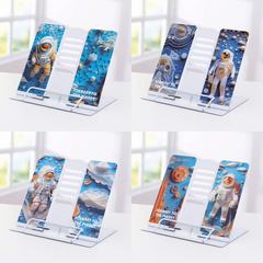 Mingqiang Factory 5D Printing Metal Reading Bookshelf Posture Correction Reading Stand Desk Office Reading Bookshelf