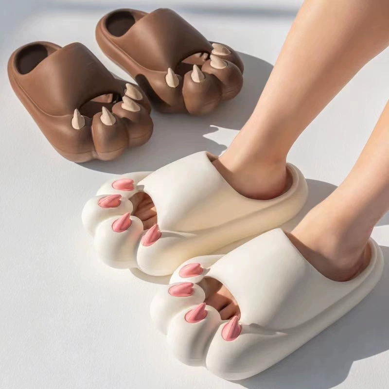 Кошачьи когти дырочные туфли EVA для мужчин и женщин Летний пляж на открытом воздухе Носите нескользкие сандалии на толстой подошве