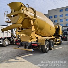 出口后八轮散装水泥罐车豪沃工程自卸车12方小型混凝土搅拌车运输