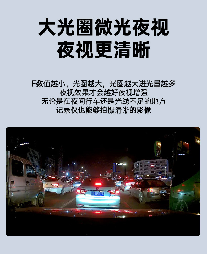 Cross-Border Hot Selling New Single Lens 1080P High-Definition Night Vision Car Wireless Wifi Driving Recorder Wholesale