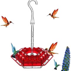 Humming bird feeder吊り下げ式六辺ハチドリ給餌器給餌器ワイルドバードfeeder