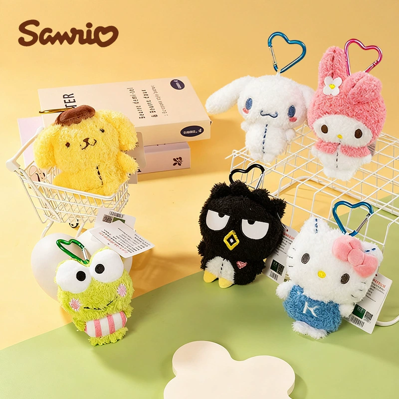 Подвеска-брелок Plush Sanrio Hello Kitty, оригинал с противо-поддельной меткой для рюкзака