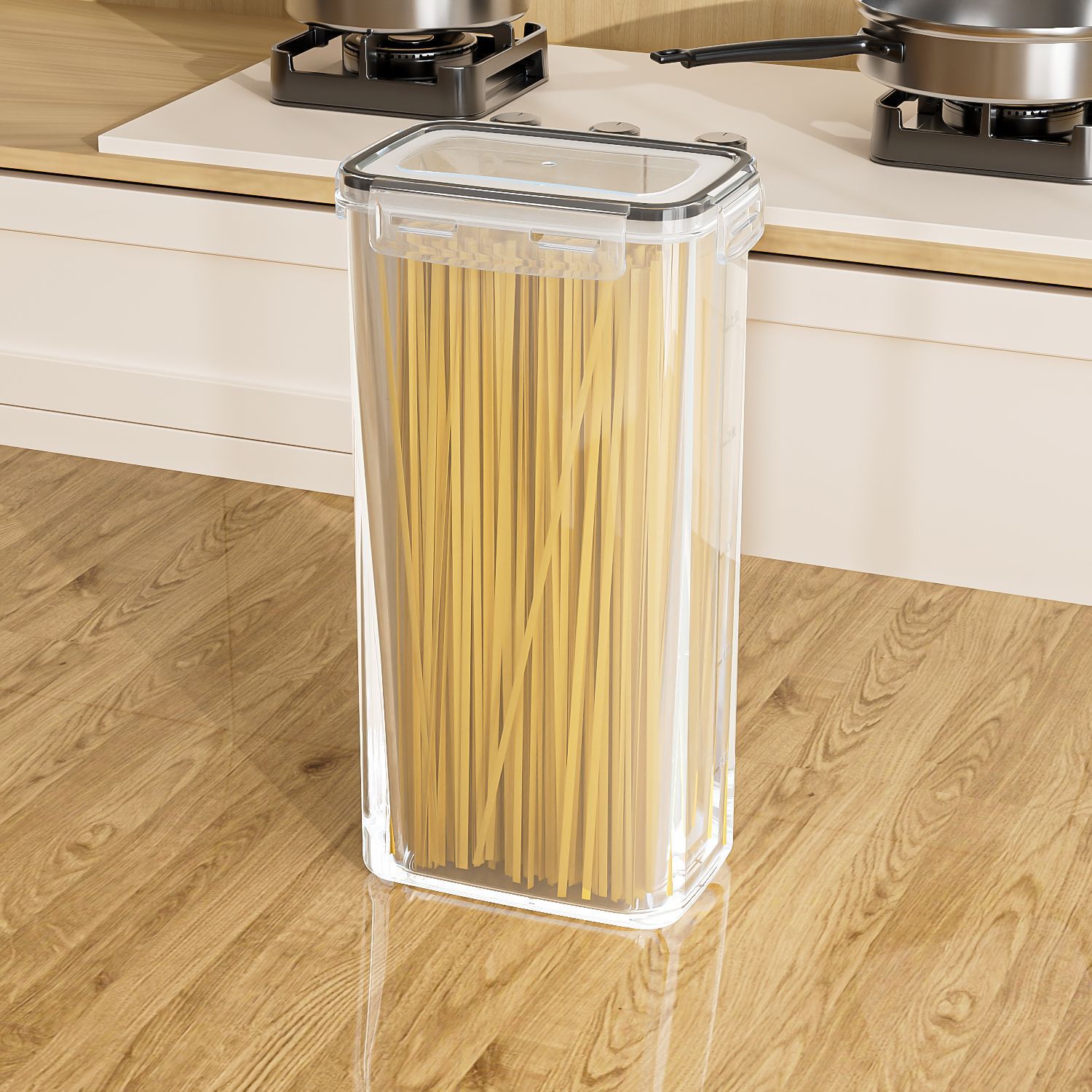 Caja de plástico rectangular / 2.8L