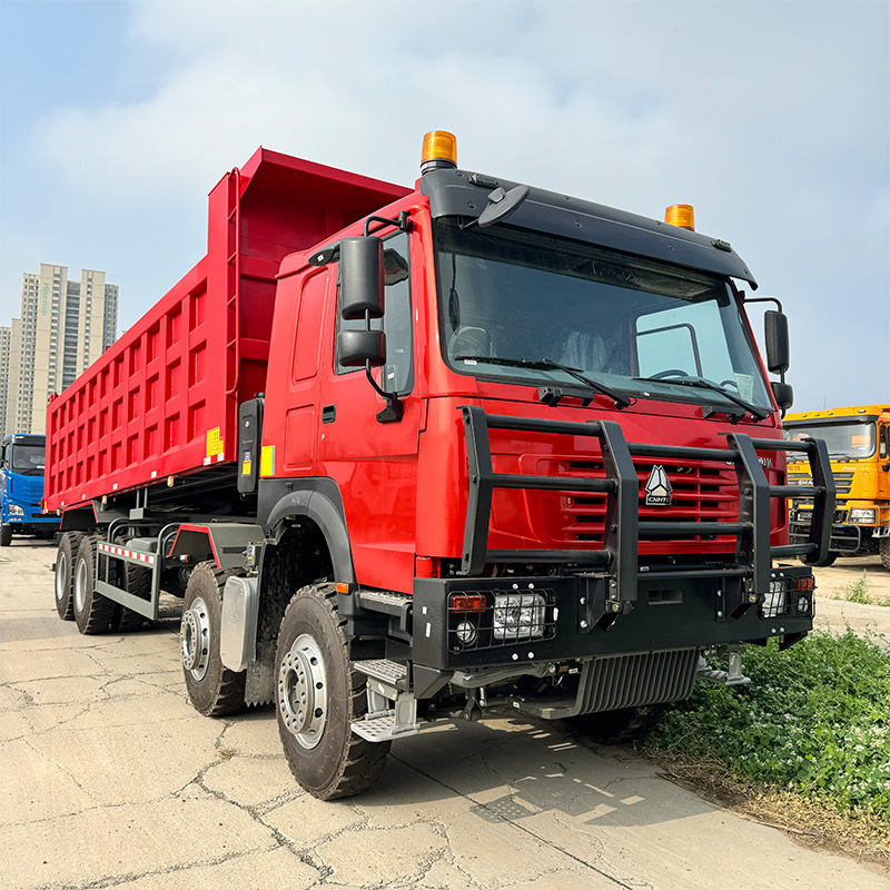 Transfer of Used 12-Wheel Howo Dump Truck, Right-Hand Drive Garbage Transport Vehicle, 375 Horsepower Port Cargo Truck Transfer of Used 12-Wheel Howo Dump Truck, Right-Hand Drive Garbage Transport Vehicle, 375 Horsepower Port Cargo Truck