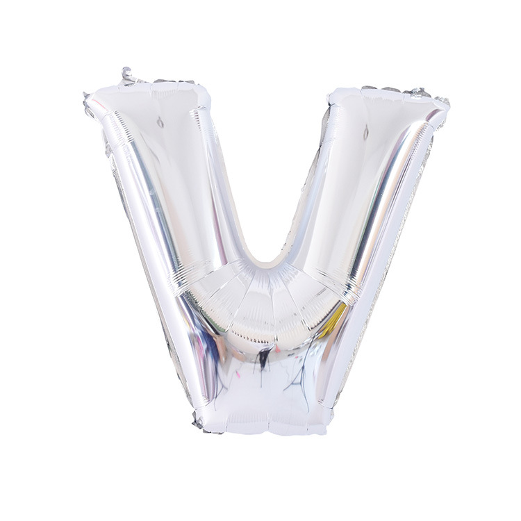 32 pulgadas 40 pulgadas 16 pulgadas inglés carta globo de aluminio fiesta de cumpleaños decoración de la boda papel de aluminio globo escena diseño