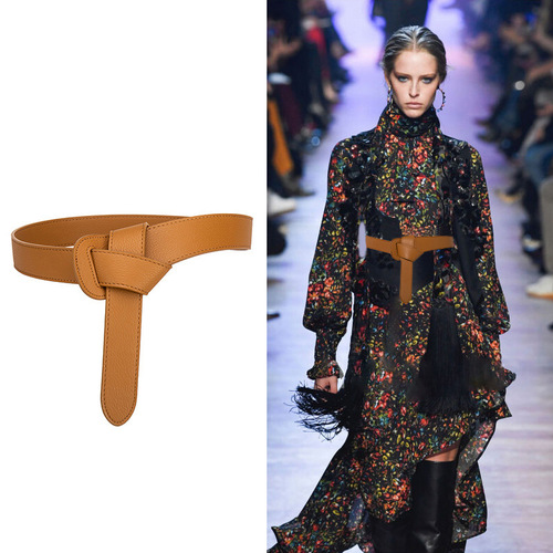 Fashionable coat belt for women, Korean style, decorative trench coat belt, women's knot belt, women's coat belt matching dress, women's waist sash.