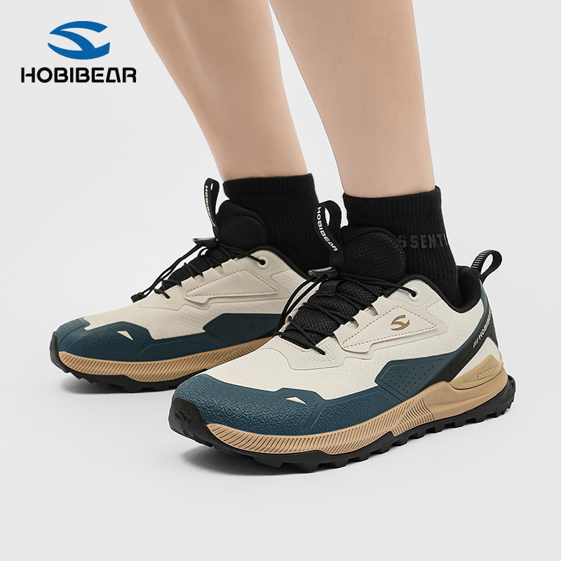 Hobibear Flats Men's Shoes Spring & Fall Sports Shoes Low-Top Casual Shoes Outdoor Walking Shoes Hiking Shoes Dropshipping