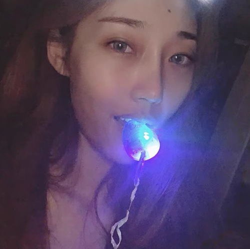 Cross-border Amazon best-selling glowing pacifier LED flashing whistle light disco night club party performance gift